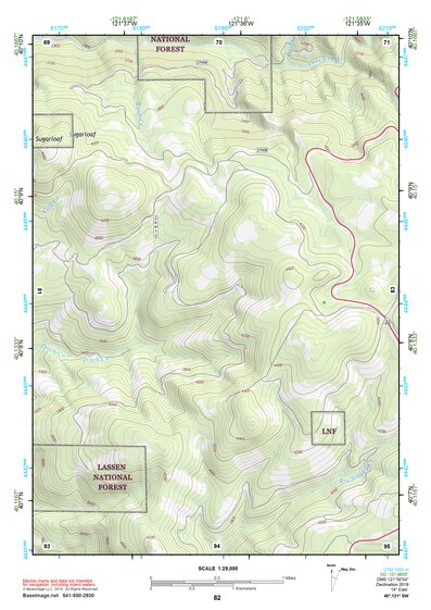 40121SW Page 82 Lake Almanor Topo Preview 1