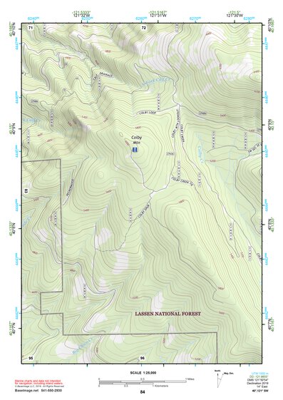 40121SW Page 84 Lake Almanor Topo Preview 1