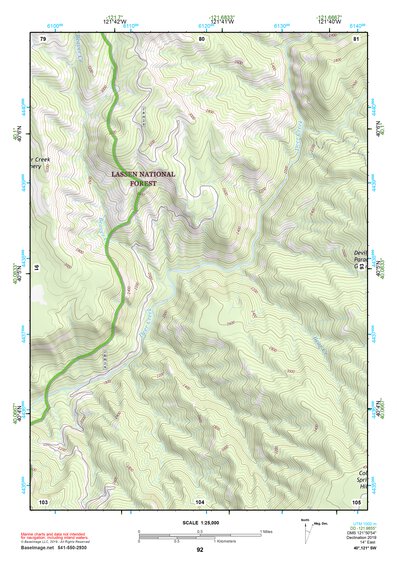 40121SW Page 92 Lake Almanor Topo Preview 1