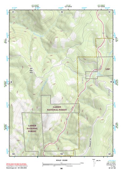40121SW Page 94 Lake Almanor Topo Preview 1