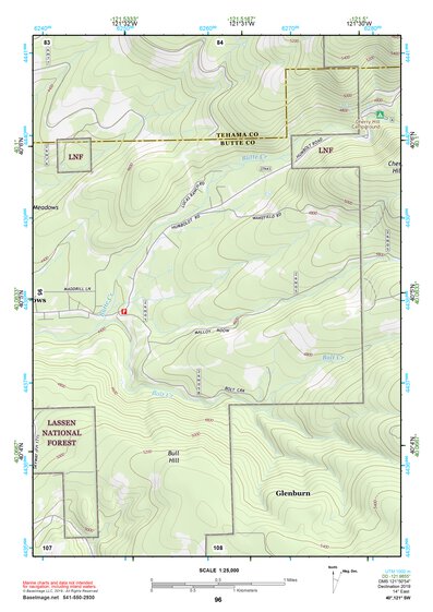40121SW Page 96 Lake Almanor Topo Preview 1