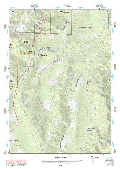 40121SW Page 106 Lake Almanor Topo Preview 1