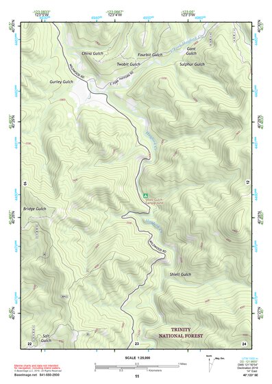 40123SE Page 11 Garberville Topo Preview 1