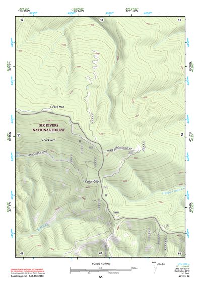 40123SE Page 55 Garberville Topo Preview 1