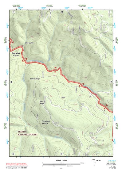 40123SE Page 57 Garberville Topo Preview 1