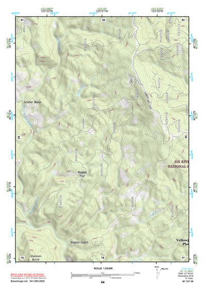 40123SE Page 64 Garberville Topo Preview 1