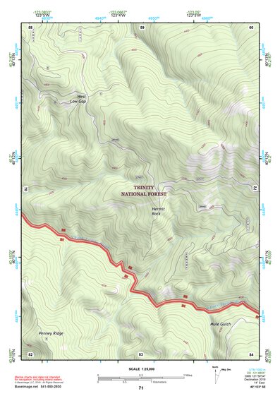 40123SE Page 71 Garberville Topo Preview 1