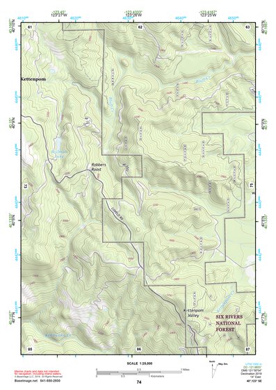 40123SE Page 74 Garberville Topo Preview 1