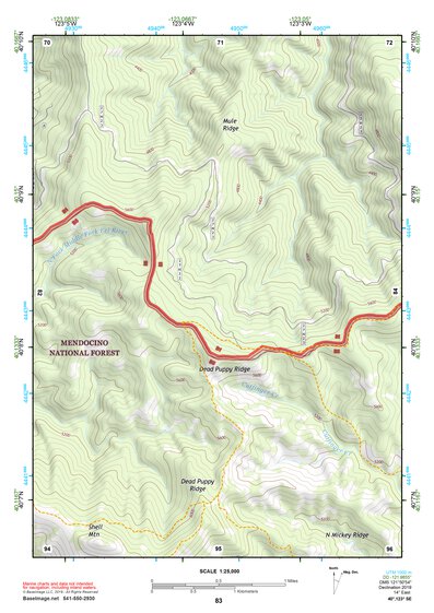 40123SE Page 83 Garberville Topo Preview 1