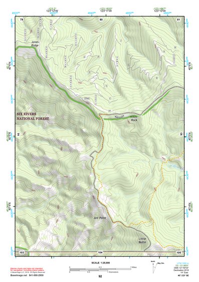 40123SE Page 92 Garberville Topo Preview 1