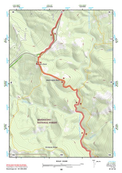 40123SE Page 93 Garberville Topo Preview 1