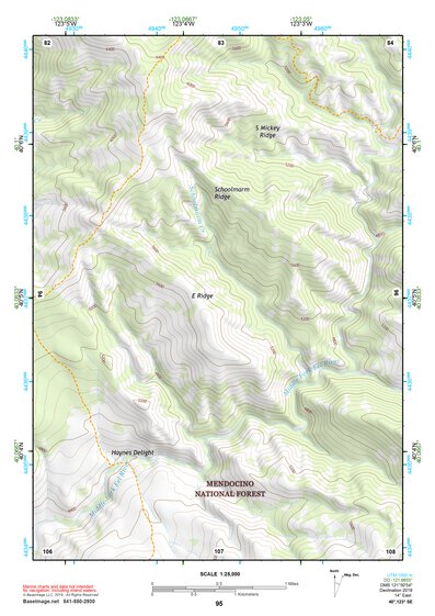 40123SE Page 95 Garberville Topo Preview 1