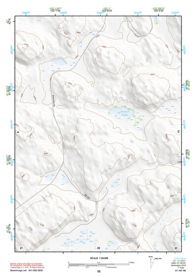 41102NE Page 10 Crescent Lake Topo Preview 1