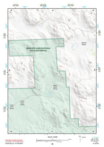 41102NE Page 55 Crescent Lake Topo Preview 1