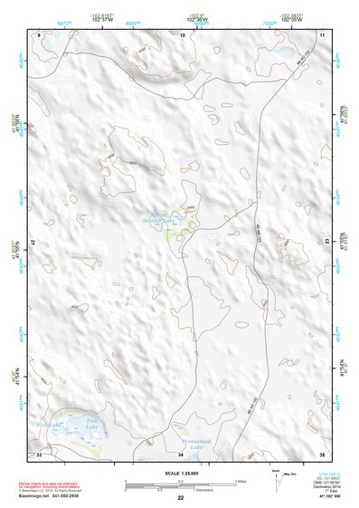 41102NW Page 22 Crescent Lake Topo Preview 1