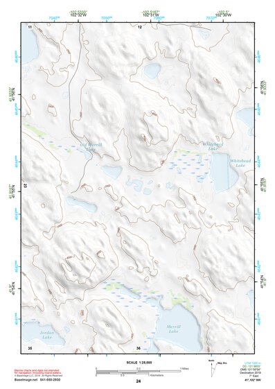 41102NW Page 24 Crescent Lake Topo Preview 1