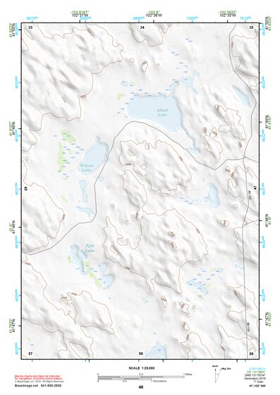 41102NW Page 46 Crescent Lake Topo Preview 1