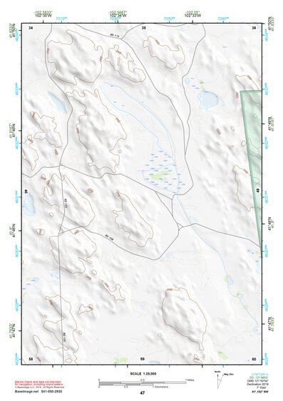 41102NW Page 47 Crescent Lake Topo Preview 1
