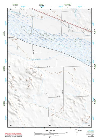 41102NW Page 87 Crescent Lake Topo Preview 1