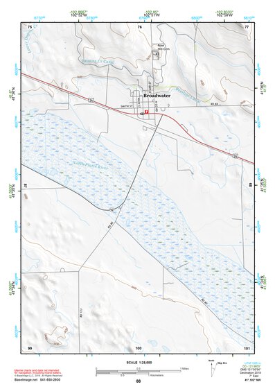 41102NW Page 88 Crescent Lake Topo Preview 1