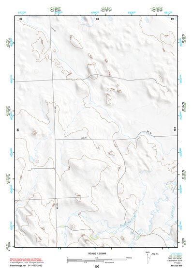 41102NW Page 100 Crescent Lake Topo Preview 1