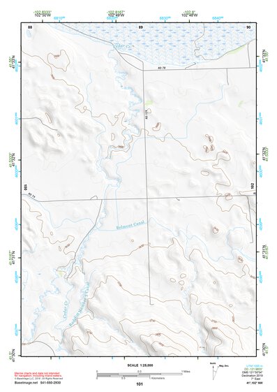 41102NW Page 101 Crescent Lake Topo Preview 1