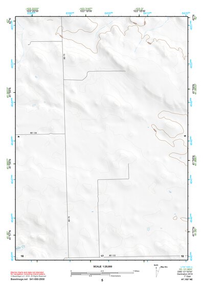 41103NE Page 5 Scottsbluff Topo Preview 1