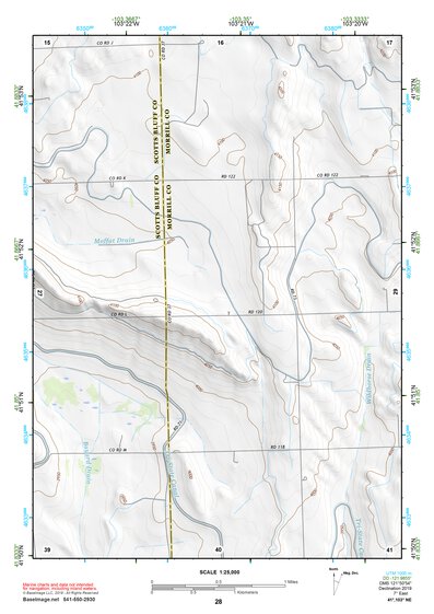 41103NE Page 28 Scottsbluff Topo Preview 1