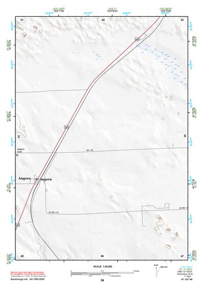 41103NE Page 34 Scottsbluff Topo Preview 1