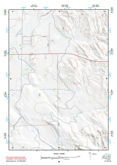 41103NE Page 44 Scottsbluff Topo Preview 1