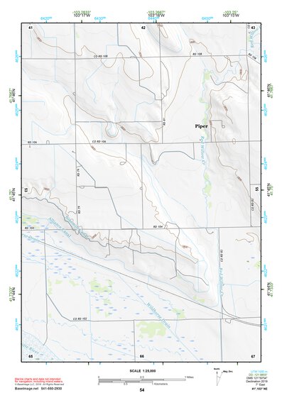 41103NE Page 54 Scottsbluff Topo Preview 1