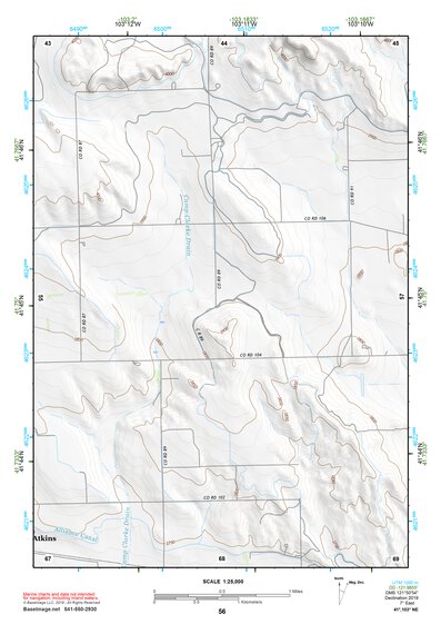 41103NE Page 56 Scottsbluff Topo Preview 1