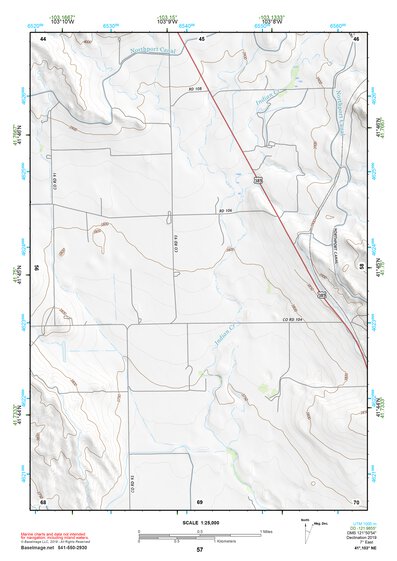41103NE Page 57 Scottsbluff Topo Preview 1