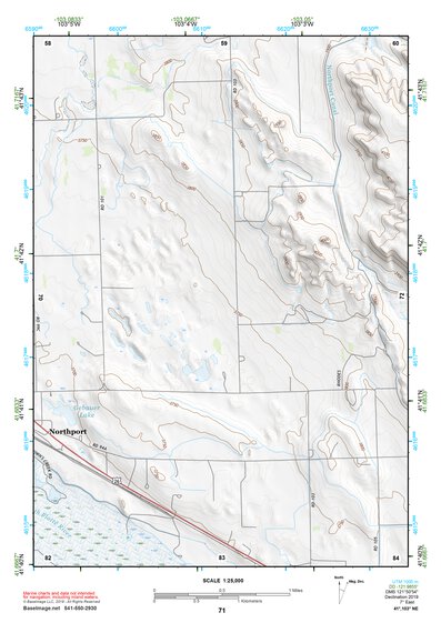 41103NE Page 71 Scottsbluff Topo Preview 1