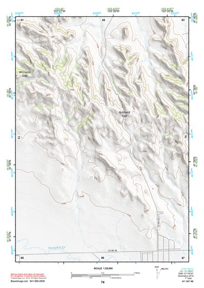 41103NE Page 74 Scottsbluff Topo Preview 1