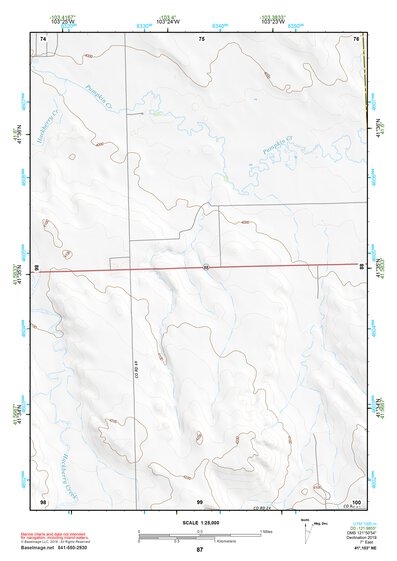 41103NE Page 87 Scottsbluff Topo Preview 1