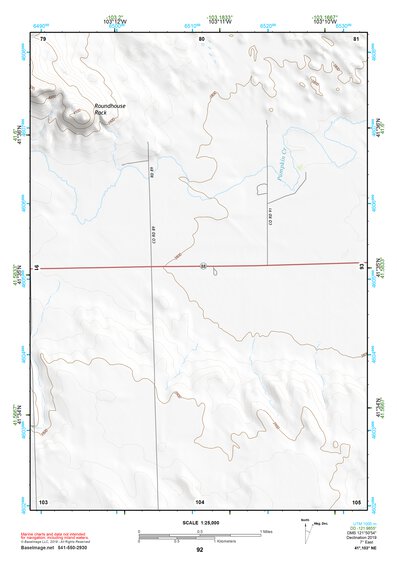 41103NE Page 92 Scottsbluff Topo Preview 1