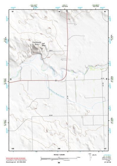 41103NE Page 94 Scottsbluff Topo Preview 1