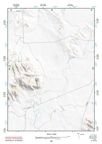 41103NE Page 101 Scottsbluff Topo Preview 1