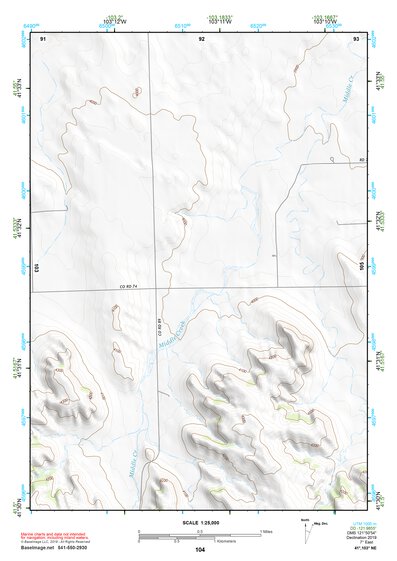 41103NE Page 104 Scottsbluff Topo Preview 1