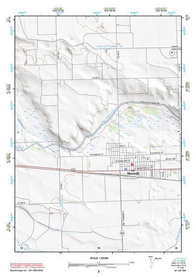 41103NW Page 2 Scottsbluff Topo Preview 1