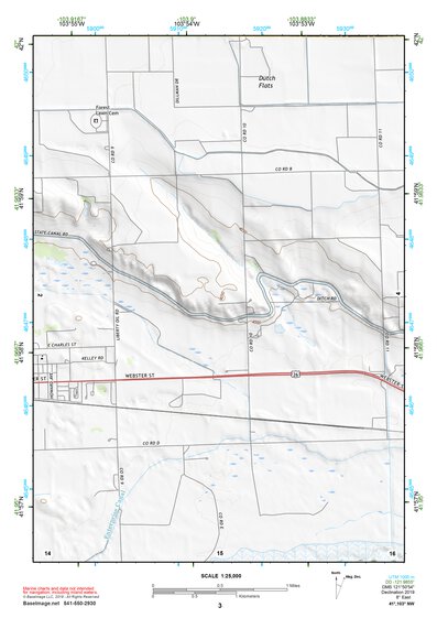 41103NW Page 3 Scottsbluff Topo Preview 1