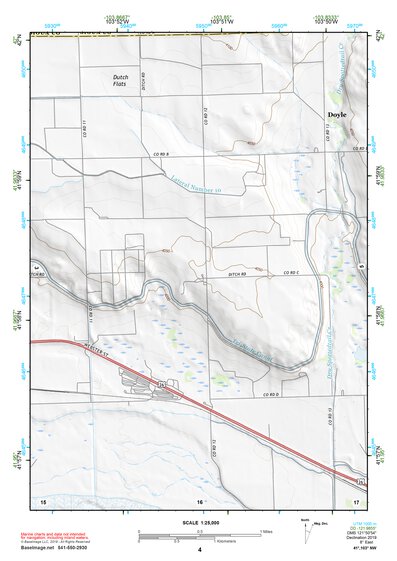 41103NW Page 4 Scottsbluff Topo Preview 1