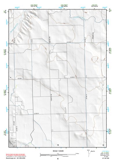 41103NW Page 6 Scottsbluff Topo Preview 1