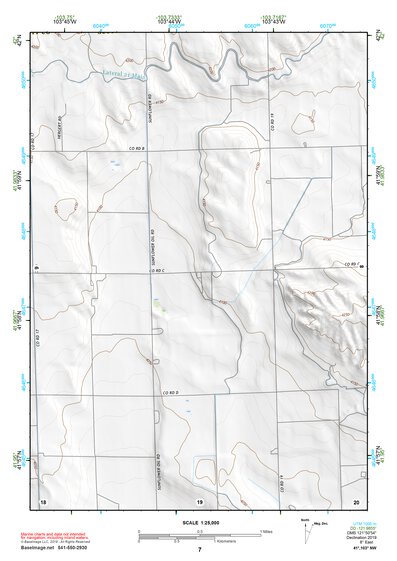 41103NW Page 7 Scottsbluff Topo Preview 1