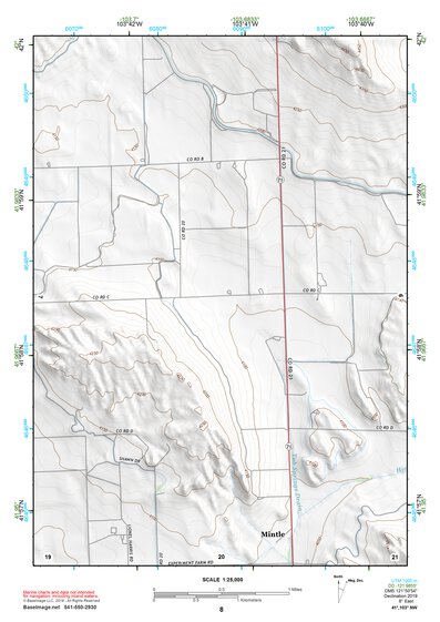 41103NW Page 8 Scottsbluff Topo Preview 1