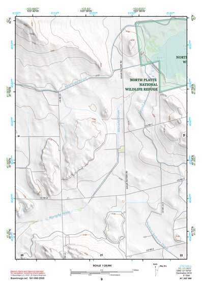 41103NW Page 9 Scottsbluff Topo Preview 1
