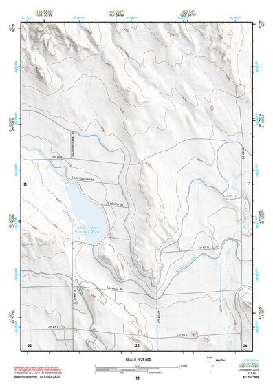 41103NW Page 11 Scottsbluff Topo Preview 1