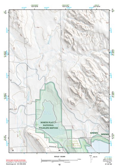 41103NW Page 12 Scottsbluff Topo Preview 1