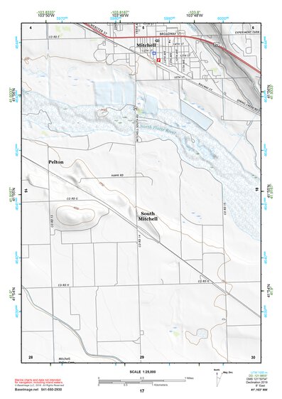 41103NW Page 17 Scottsbluff Topo Preview 1